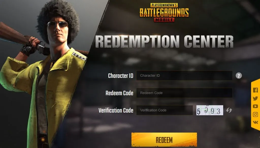 PUBG Redeem Code Today 2023 PUBG Mobile Redeem Code