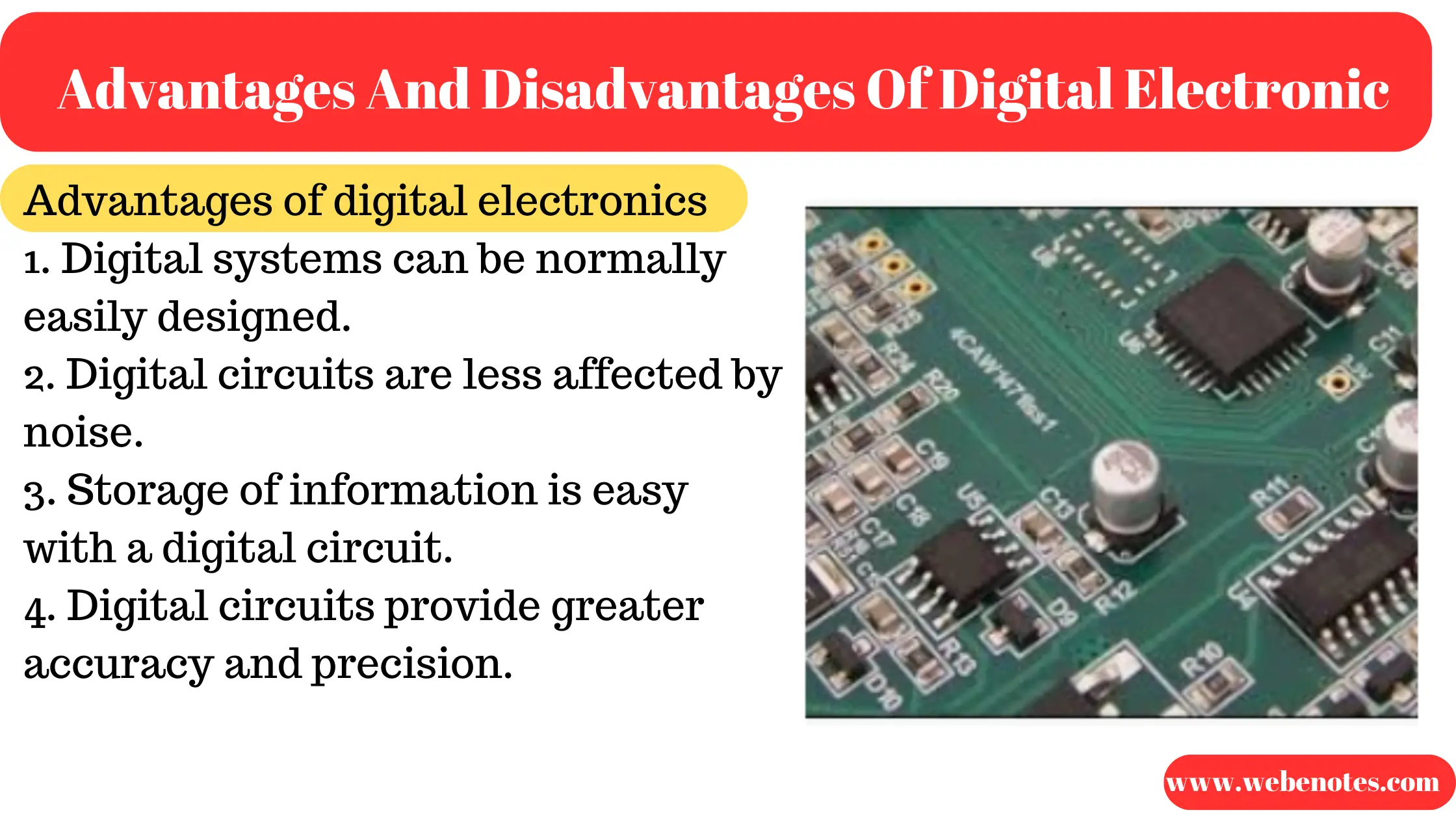 Digital Electronics | Advantages And Disadvantages Of Digital Electronic | Digital Circuit